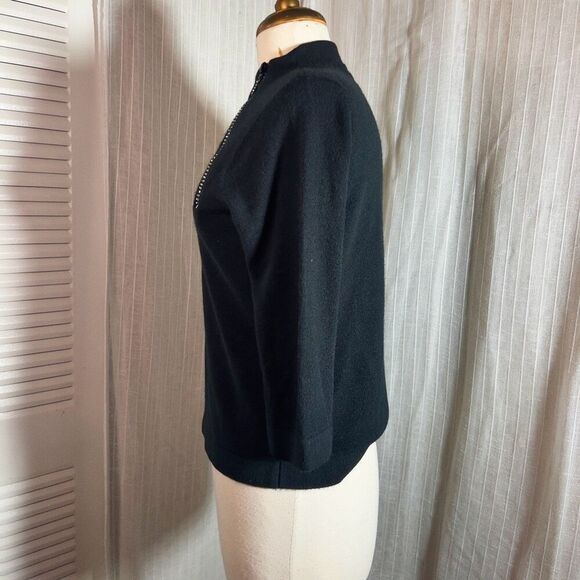 Designers Originals | Women’s | Sweater | Petite M | Black Embellished Sweater - Picture 3 of 5